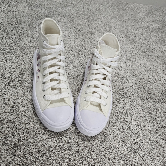 Converse Chuck Taylor Platform Gradient Flowers High-Top Sneakers - Picture 5 of 11